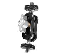Brazo de ajuste de interfaz de 1/4, trípode para teléfono, foto, transmisión en vivo, soporte de luz, accesorios de fotografía, soporte de cámara de brazo con abrazadera adaptadora antirrotación,