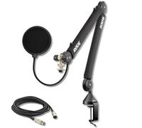 Brazo de brazo articulado Rode PSA1+ Pro Studio para podcasting y streaming con micr fono Gator, filtro antipop, cable XLR de calidad profesional