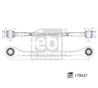 Brazo de control Eje trasero izquierda Brazo oscilante transversal 179037