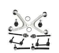 Brazo de control inferior delantero, rótula, barra de acoplamiento, barra estabilizadora izquierda y derecha, compatible con Hummer H3 07-10