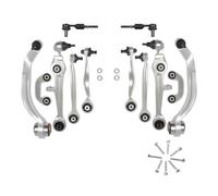 Brazo de control superior delantero de 12 piezas 8D0407505B 4D0407693E 4D0407151P Compatible con piezas de motocicletas automotrices A4 B5 B6 para número de pieza 8D0407505B 4D0407693E 4D0407151P