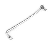 Brazo de direcci¨®n fueraborda Aramox, varilla de conexi¨®n de enlace de direcci¨®n exterior universal, accesorios para barcos marinos de acero inoxidable aptos para 30-60