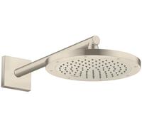 Brazo de ducha AXOR ShowerSolutions de hansgrohe, 390 mm, angular, 26436820, Color: Níquel Cepillado