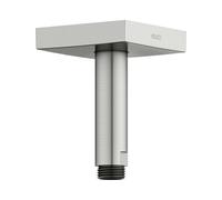 Brazo de ducha KEUCO, conexión al techo, angular, proyección 100 mm, 53089060102, Color: acabado en acero inoxidable