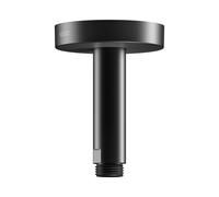 Brazo de ducha KEUCO, conexión al techo, redondo, proyección 100 mm, 51689370100, Color: Negro Mate