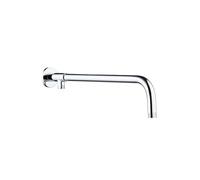Brazo de ducha para ducha elevada Brazo de ducha fijo pared duradero 30/40 cm, extensión for cabezal tipo lluvia G1/2, barras acero inoxidable, accesorios baño(40cm with base mount)