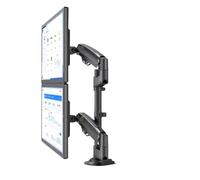 Brazo De Escritorio para Dos Monitores: Soporte De Resorte De Gas De Movimiento Completo De 22" A 32" para LCD/TV, Soporta De 2 A 12 Kg, Soporte De Abrazadera De Brazo Do-One Color-2pc Adaptor