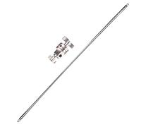 Brazo de Extensión con Cabezales de Agarre, 50 in/127 cm, Acero Inoxidable, Resistente Abrazadera Sólida para Soporte de luz en C, Softbox, iluminación de Estudio de Vídeo Fotografía