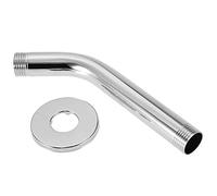 Brazo de extensión de cabeza de ducha superior, 6 pulgadas de acero inoxidable Brazo de ducha superior redondo Montaje en pared de tubo para baño Cabeza de ducha de techo