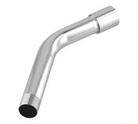 Brazo de extensión de cabezal de ducha cromado pulido, tubo elevador de lluvia recto/angulado de acero inoxidable, conexión G1/2 para baño, para una fácil instalación para transformar la mano