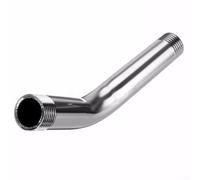 Brazo de extensión de ducha de acero inoxidable, conexión G1/2 pulgadas, ducha de baño montada en la pared, soporte de cabeza ajustable, codo de pulverización superior para ducha de lluvia de agua