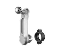 Brazo de Extensión de Junta Redonda de 17 mm, Extensor Hembra A Macho, Varilla Giratoria para Salida de Aire del Automóvil, Soporte para Teléfono,