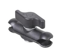 Brazo de extensión de metal inoxidable, soporte de abrazadera de extensión para cabezas de bola de 15 a 18 mm, soportes para cámara y soporte para teléfono, brazo de doble zócalo inoxidable