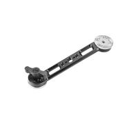 Brazo de extensión de roseta de cámara de durabilidad en aluminio con agujeros de rosca de 1/4 y 3/8, ideal para accesorios de fotografía
