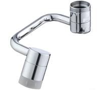 Brazo de extensión giratorio de cobre para grifo de lavabo con doble función de pulverización de burbujas y sistema de suministro de agua con infusión de oxígeno (B)