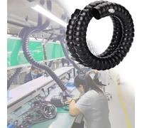 Brazo de extracción articulado y flexible, Longitud de la identificación los 0.8-2m manguera 45-200m m del conducto extractor humo y polvo(L 0.8m/2.6 Ft,Id 100MM/3 8/9 in)