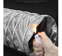 Brazo de extracción articulado y flexible, Manguera for conducto flexible aislada retardante de llama, tela fibra vidrio, -22 °F a 302, varios tamaños(L 32.8ft,Dia 5'')