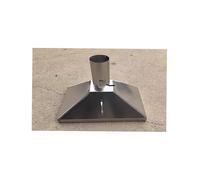 Brazo de extracción de Humos, Campana extractora de Acero Inoxidable de Alta Resistencia para Humo de Soldadura, Polvo y vapores de Corte - Solución Industrial (20 cm/7,9 pulg., 80 x 40 cm/3