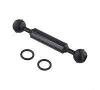 Brazo de fotografía subacuática de doble bola de flotabilidad para montaje de cámara de acción - aleación de aluminio de 6 pulgadas (12.7 cm)