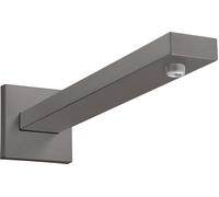 brazo de la ducha de mano Karree 389 mm, 27694340, Color: Cromo negro cepillado