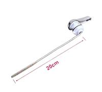 Brazo de manija de latón para inodoro, pulsador, botón cuadrado, tanque maestro, descarga, baño, repuesto