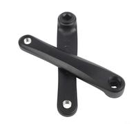 Brazo de manivela de bicicleta eléctrica de 170 mm para Bafang para motor de transmisión BBS01 BBS02B, bielas de aleación de aluminio forjado con acabado negro arena, brazo de pedal de bicicleta