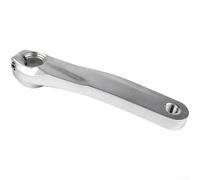 Brazo de manivela izquierdo de aleación de aluminio de 170 mm con 36 ranuras compatible con SLX para XT FC-MFor 590 M596 M610 sistemas de manivela (plata)