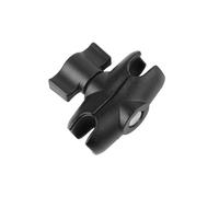 Brazo de metal doble para soportes de 25 mm, extensión segura para tabletas, teléfonos, bicicletas, motocicletas, camiones, brazo de montaje ajustable