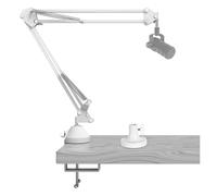 Brazo de micrófono, compatible con micrófono Rode PodMic, NT-USB, NT1-A, NT1 con soporte de brida de mesa, soporte de suspensión