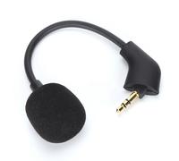 Brazo de micrófono de repuesto Clear Sound para la serie Kingston HyperX Cloud, micrófono desmontable giratorio de 360 grados con conector chapado