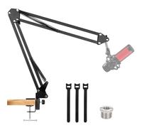 Brazo de micrófono para Hyperx Quadcast, soporte de brazo de micrófono ajustable compatible con Hyperx Quadcast S para juegos, transmisión, grabación, por ChromLives