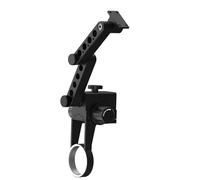 Brazo de microscopio de metal giratorio de 360 grados con función plegable telescópica, soporte ajustable para exploración científica, soporte de exploración científica en el hogar
