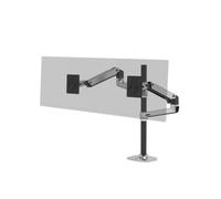 Brazo de Monitor Ergotron LX Dual Stacking Arm Tall Pole Aluminio, 2 pantallas, mástil alto, ajuste altura