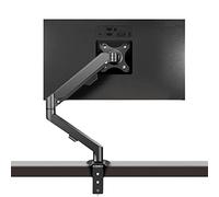 Brazo de Monitor Escritorio para Pantallas LCD LED de 17-34 Pulgadas, Brazo de Resorte de Gas Giratorio de 360°, 2 Métodos de Montaje Opcionales, Soporte VESA 75&100 mm y Peso 2-9 kg M5B