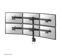 Brazo de monitor Neomounts FPMA-D700D6 6 pantallas 19-27" altura ajustable negro
