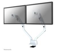 Brazo de monitor Neomounts FPMA-D750DWHITE2 blanco gas spring doble 10-32" VESA