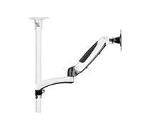 Brazo de Monitor para Montaje en Techo, Soporte Multifuncional para Monitor de presión de Aire, Brazo de Soporte para Monitor de Movimiento Completo para Pantallas de 15 a 27 Pulgadas, soporta hasta