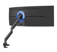 Brazo de monitor resistente ONKRON para pantallas de 17 a 57 pulgadas, soporte de escritorio para un solo monitor de hasta 59,4 lb, brazo de moni