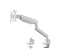Brazo de Monitor Universal One For All ara Pantallas de 13" a 35" -VESA 75/100mm -Ajuste de Altura -Inclinación(140°), Giro(180°) y rotación(360°) -Peso máx: 10kg - Blanco (DM4120)