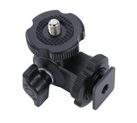 Brazo de montaje de tornillo de aluminio de 1/4 para cámara réflex digital, micrófonos, abrazadera de luz de video para video, adaptador de zapata ajustable