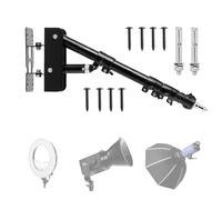 Brazo De Pared para Anillo De Luz | Soporte Triangular para Peluquería Y Estudio | Brazo Giratorio para Reflector Y Fondo Fotográfico | para Retratos En Salon Maquillaje Y Estudio De Fotografía