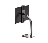 Brazo De Soporte para Monitor De Altura Ajustable, Soporte De Monitor Portátil para Teléfonos/Tabletas/Pantallas De hasta 17,3 Pulgadas, Soporte De Escritorio para Tablet