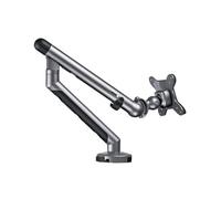 Brazo De Soporte para Monitor De Altura Ajustable, Soporte para Un Solo Monitor, Soporte De Escritorio para Un Solo Monitor De 13 A 35 Pulgadas, Brazo De Monitor De Movim-Grey