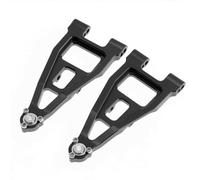 Brazo de suspensión delantera inferior de aleación de aluminio, brazo oscilante, piezas de actualización RC para Tamiya 1/10 2WD BBX BB01 RC Car (negro)