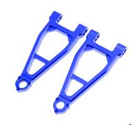 Brazo de suspensión delantera superior de aleación de aluminio, brazo oscilante, piezas de actualización RC para Tamiya 1/10 2WD BBX BB01 RC Car (azul)
