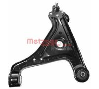 Brazo de suspensión Metzger + cojinete + articulación de soporte para Opel Om...