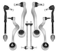 Brazo de suspensión delantero para BMW 5 E60 E61 triángulo, rótula, biela 10 piezas