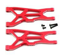 Brazo de suspensión frontal de aleación de aluminio RC piezas de actualización para ARRMA 1/10 3S Big Rock, 1/8 3S Typhon RC Car (rojo)