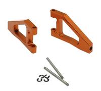 Brazo de suspensión Superior Delantero (2 Piezas) for RC, Hobby, Coche Modelo 1/10, Carreras, Buggy, Truggy, S-Course 512007(Orange)