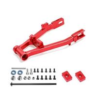 Brazo de suspensión trasera de aleación de aluminio para asiento de rueda trasera RC para motocicleta eléctrica LOSI 1/4 Promoto-MX RC (rojo)